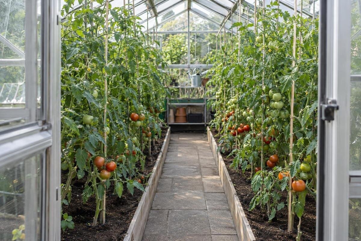 Så beräknar du antalet tomatplantor i växthuset