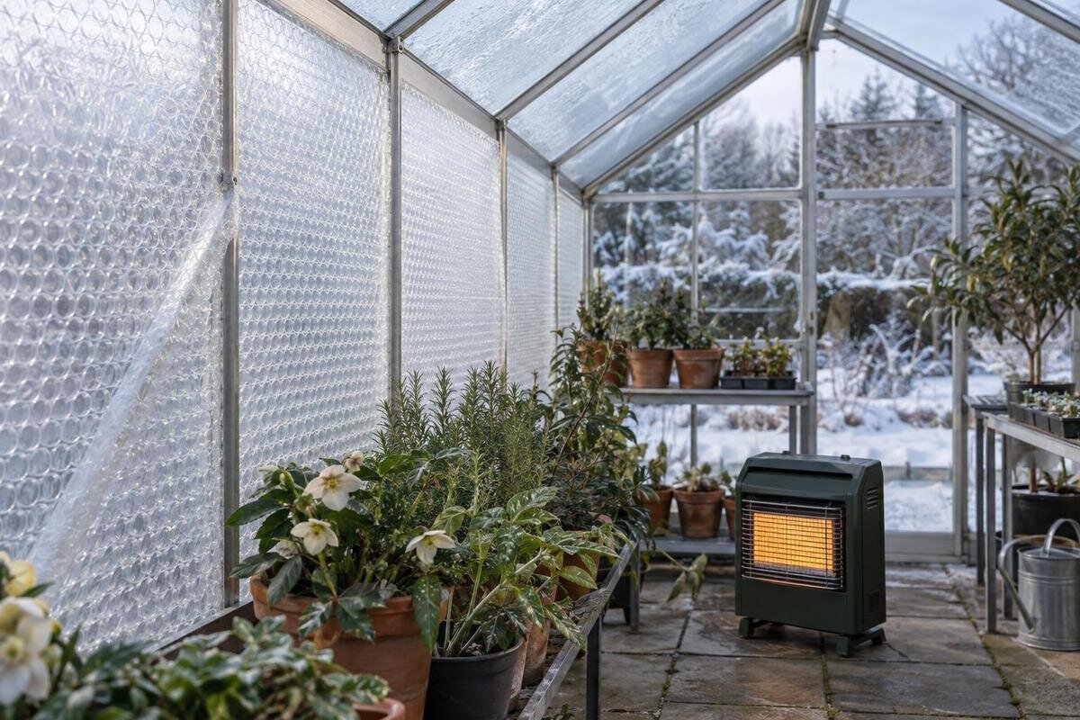 Bubbelplast i glasväxthus – effekt och avvägningar