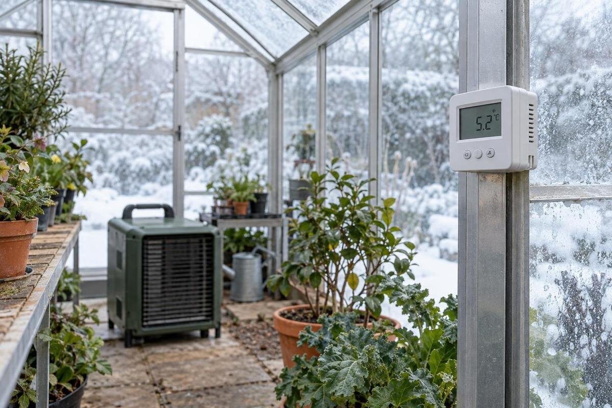 Så placerar du termostaten i växthuset