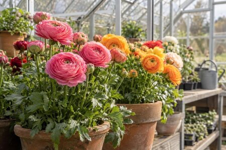 Ranunkler i växthus – odling från knöl till blomning
