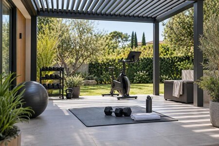 Planera en pergola för träning utomhus