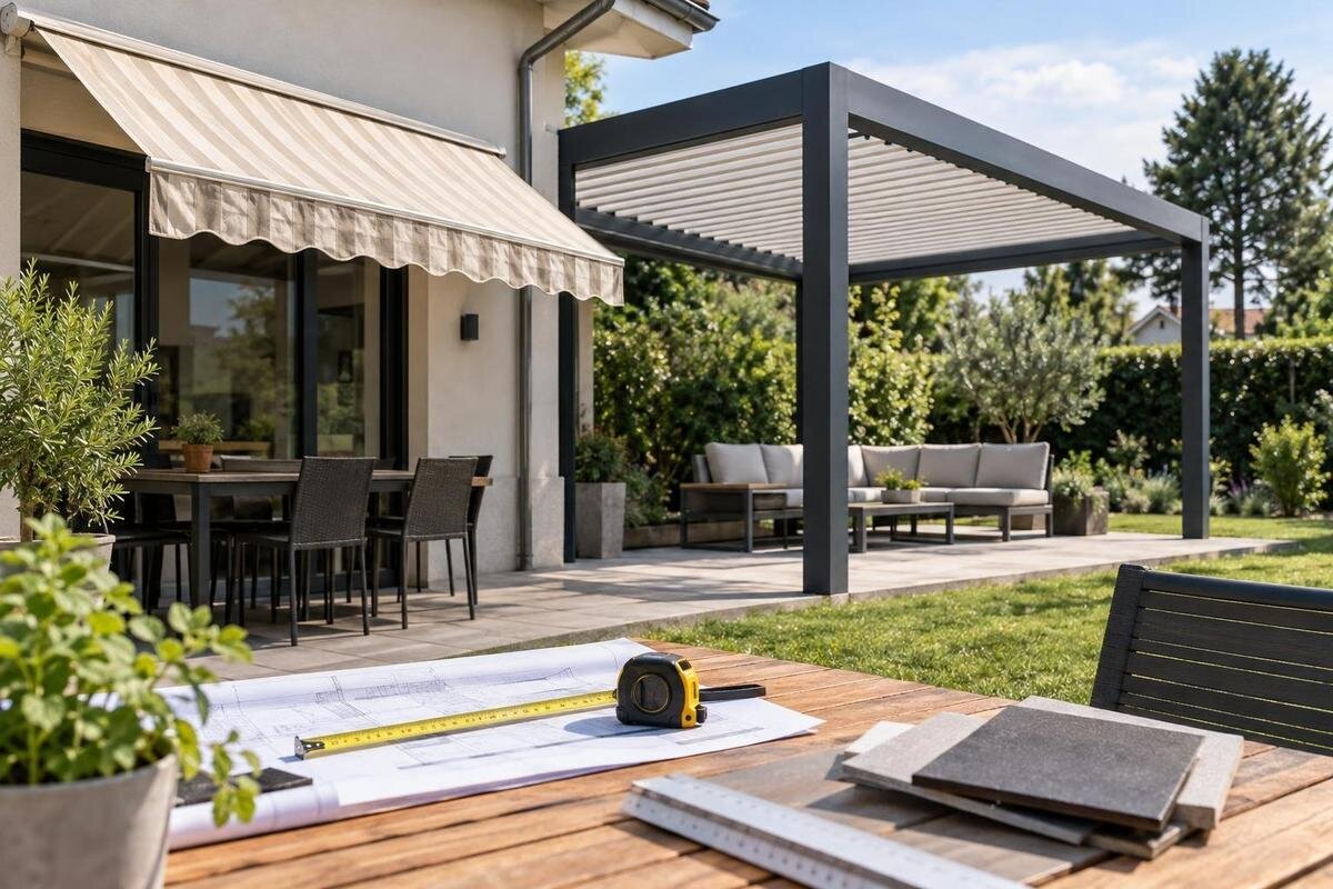 Ersätta markisen med en pergola – vad behöver ändras?