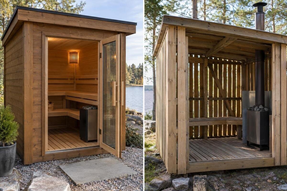 Isolerad eller oisolerad utomhusbastu – vad innebär valet?