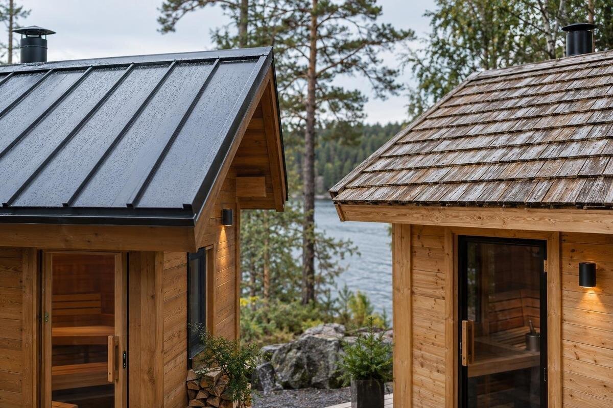Tak för utomhusbastu – jämför väderskydd och underhåll