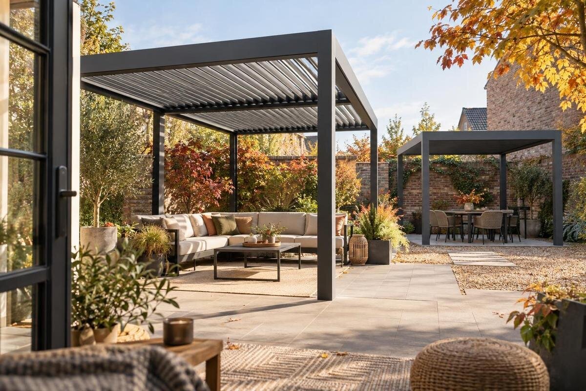 Välj rätt storlek när du köper en fristående pergola på Black Friday