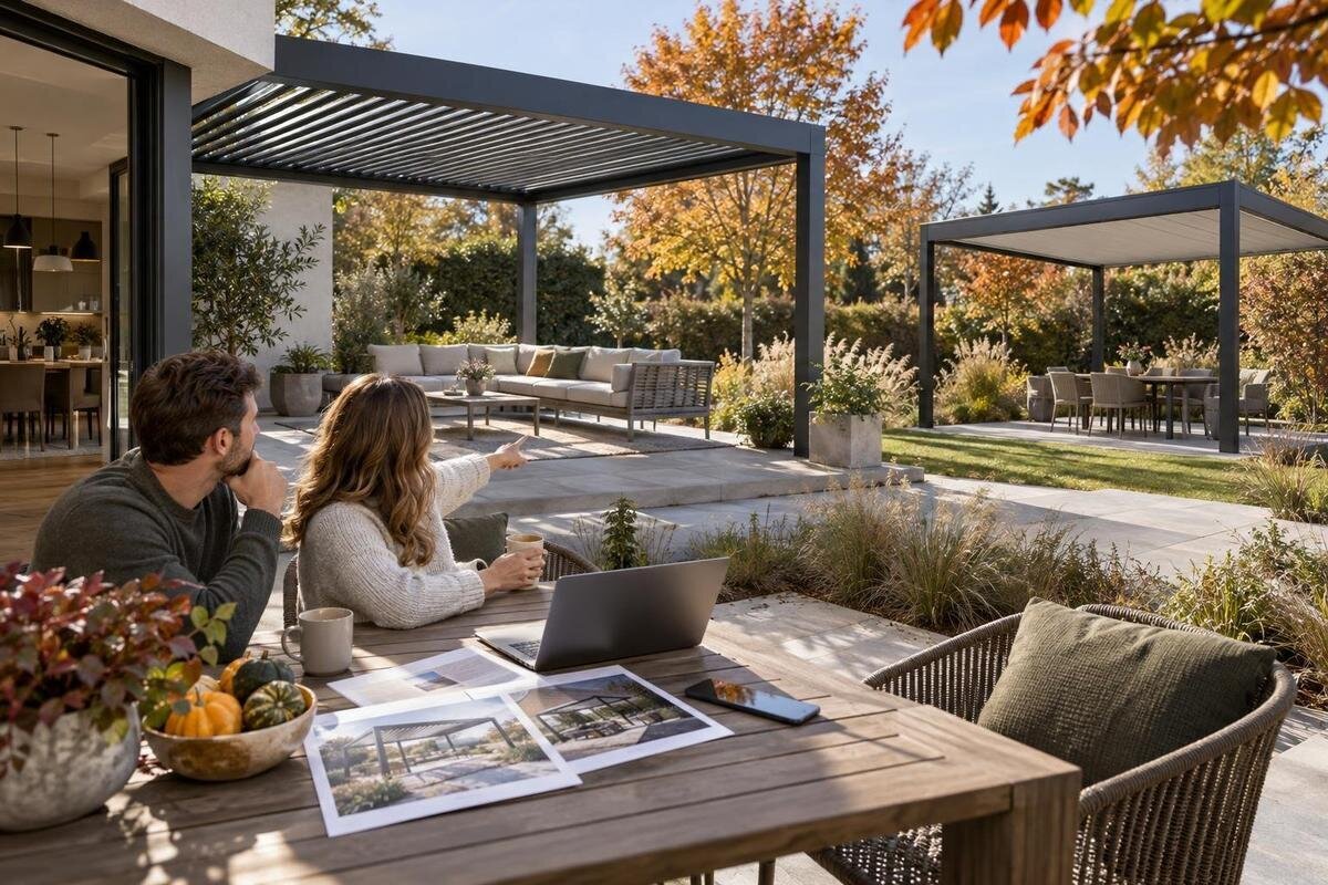 Köp en pergola på Black Friday för montering nästa vår