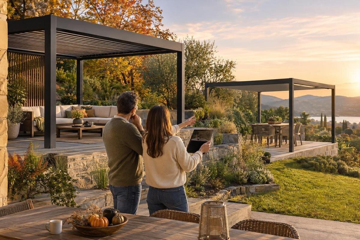 Köpa pergola på Black Friday: granska rabatt- och kodvillkor