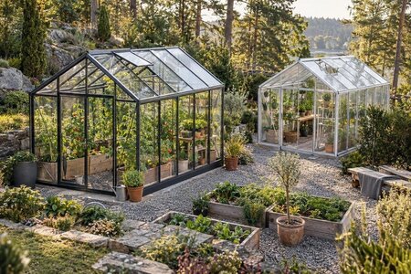 Ska du köpa växthus i glas? Jämför glasalternativen