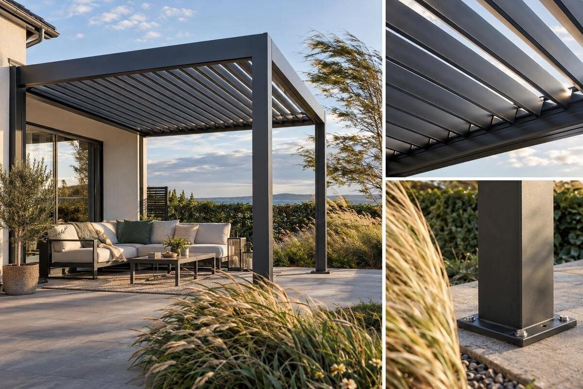 Köpa pergola i blåsigt läge – så väljer du rätt