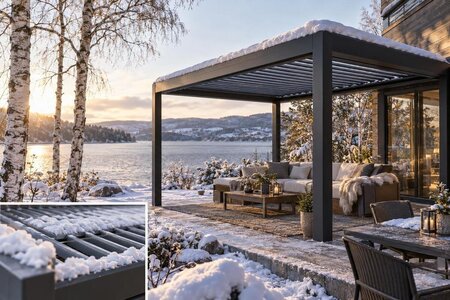 Köpa pergola i snörikt klimat – det här bör du tänka på
