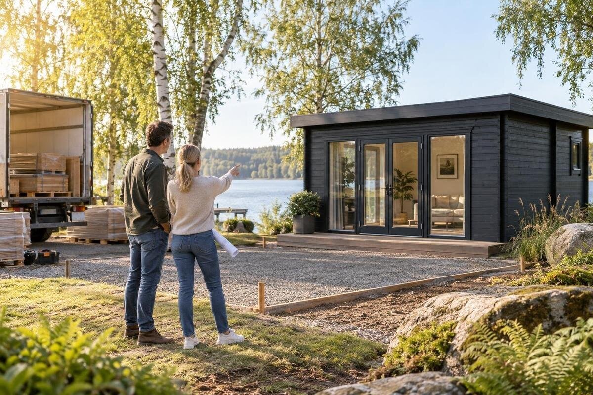 Inför leveransen av trädgårdshuset: så förbereder du tomten