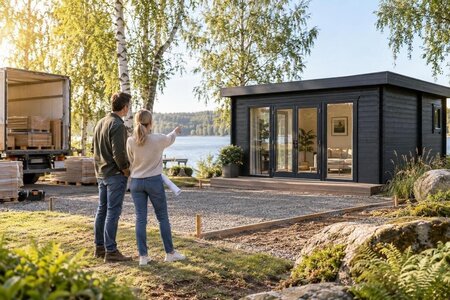 Inför leveransen av trädgårdshuset: så förbereder du tomten