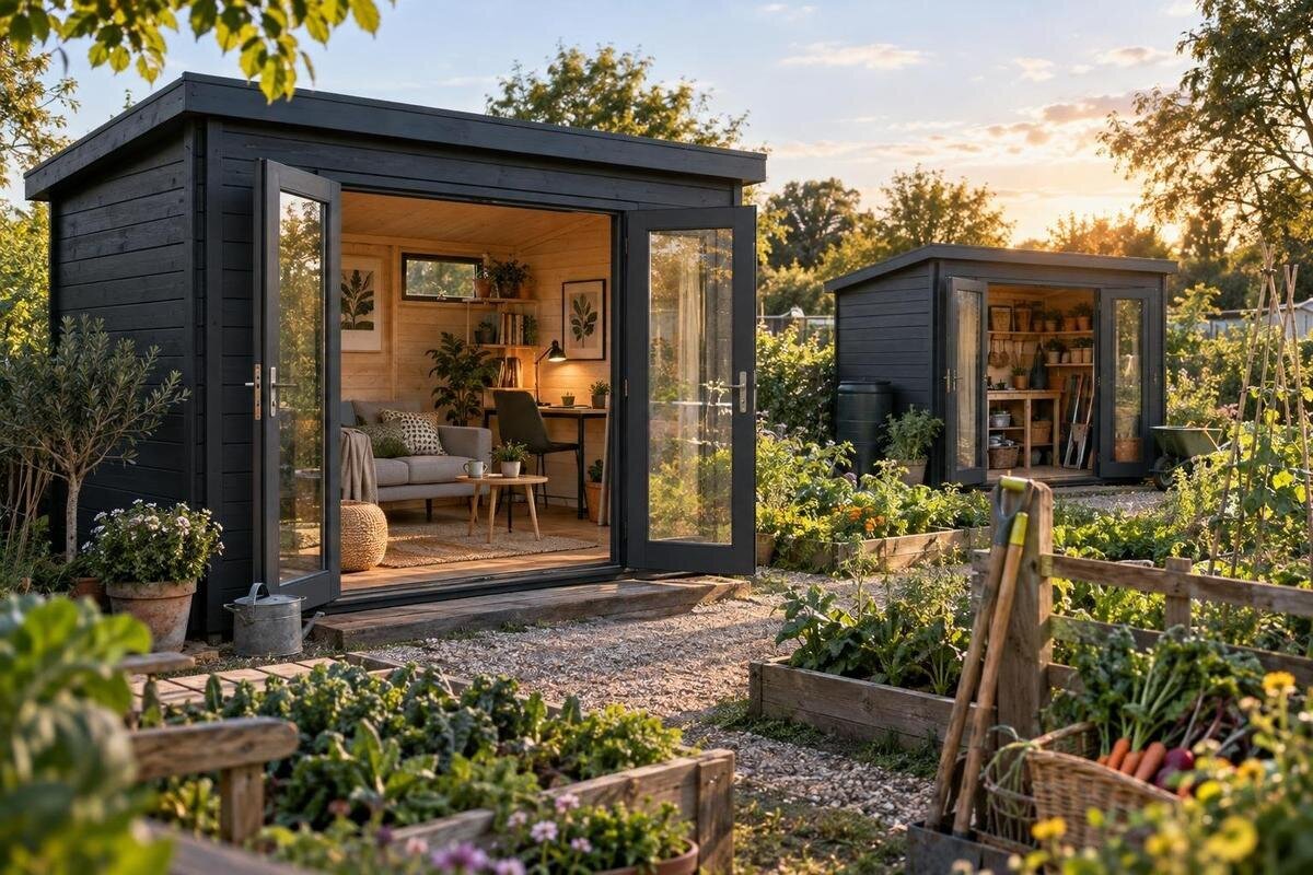 Så inreder du ett trädgårdshus på 6–9 m²