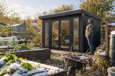 Så kontrollerar du trädgårdshuset efter kraftig vind eller tung snö