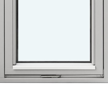 Vertikalt Vridfönster (En båge, utåtgående)