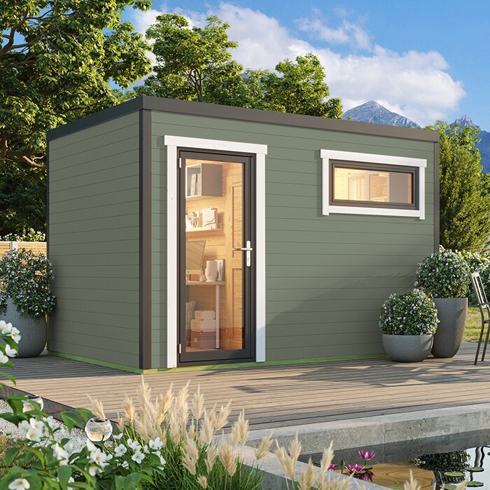 Veltor – Elegant och kompakt trädgårdshus i trä med nordisk karaktär