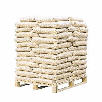 Träpellets (48 påsar packade på en träpall (720 kg))