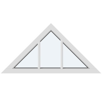Trekantiga och sneda fönster (Fastkarm - Utan öppning)