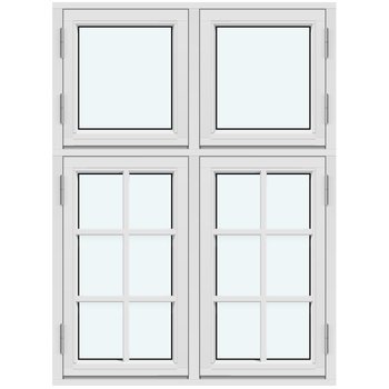 Sidohängt "Kombi" fönster (Utåtgående)