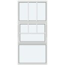 Med 1 horisontal spröjs och‏‏‎ ‎2 vertikala‏‏‎ ‎spröjsar⠀