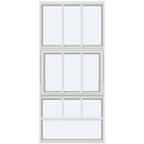 Med 1 horisontal spröjs och‏‏‎ ‎2 vertikala‏‏‎ ‎spröjsar⠀