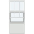 Med 1 horisontal spröjs och‏‏‎ ‎2 vertikala‏‏‎ ‎spröjsar, panel