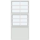 Med 4 horisontala spröjsar och 1 ‎vertikal‏‏‎ ‎spröjs, panel
