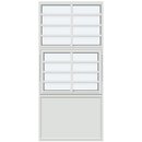 Med 6 horisontala spröjsar och 1 ‎vertikal‏‏‎ ‎spröjs, panel