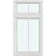 Inåtgående fönster (En båge)