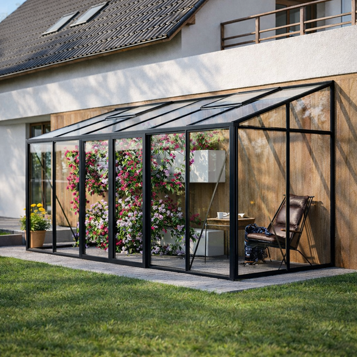 väggväxthus | aluminium - väggväxthus