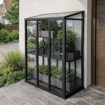 Aluminium - Mini väggväxthus