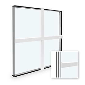 Avtagbara aluminiumspröjsar, på utsidan 32x16 mm