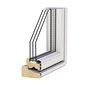 Furu från mitten av träet + aluminium