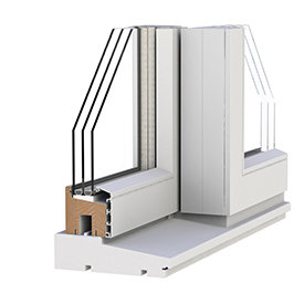 Meranti + aluminium